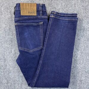 Peter Manning NYC Skinny Stretch Denim Jeans Mens 29x25 Blue Dark Wash‎ Preppy
